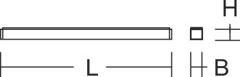 LED-Anbauleuchte LESS IS MORE 27 26W sw 4000K 1800lm Konv Dimmung DALI IP20