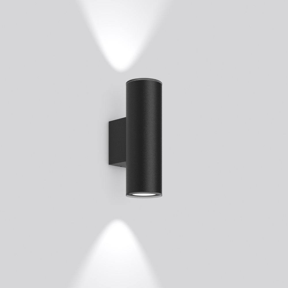 LED-Up/Down Leuchte Cyl 8W 3000K 280lm anth Konv IP65 100x154x307mm