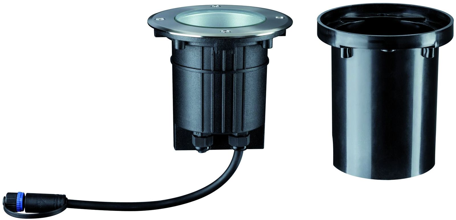 LED-Bodeneinbauleuchte Plug&Shine 6W 24V 3000K LED nicht austauschbar 1LED 490lm