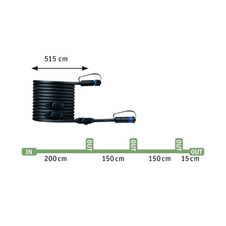 LED-Wegeleuchte 18W Plug&Shine IP67 anth 3000K 3LEDs 520lm Alu Kst_opal