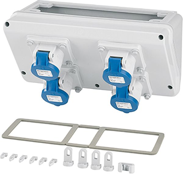 Pultsystem Erweiterung 150x300x170mm IP44 Kst unbeh RAL7035