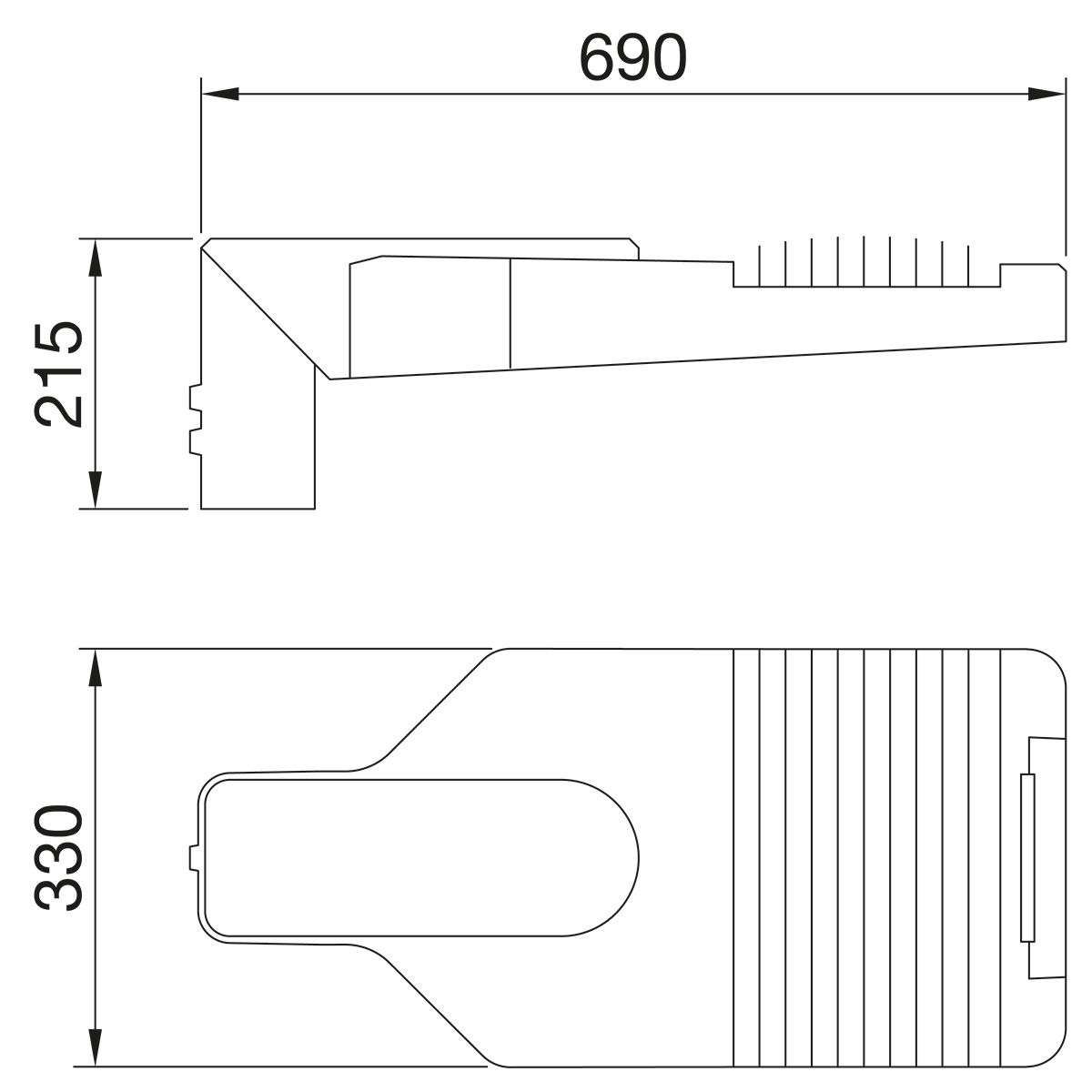 LED-Straßenleuchte 196W Road5 Aufs/Ans 42-76mm 3000K 12997lm gr elektr.Trafo II