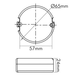 LED-Trafo 0-7W 350mA 20V IP20 dim Kstgeh Dimmung Phasenabschnitt dyn