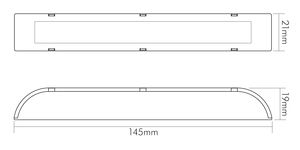 LED-Trafo 0-9W 1000mA 24V IP20 Kstgeh stat 145x21x19mm