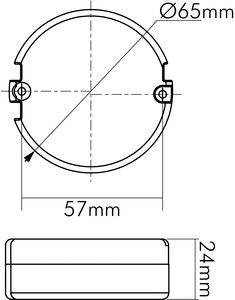 LED-Trafo 8W 350mA 22V IP20 dim Kstgeh Dimmung Phasenabschnitt dyn