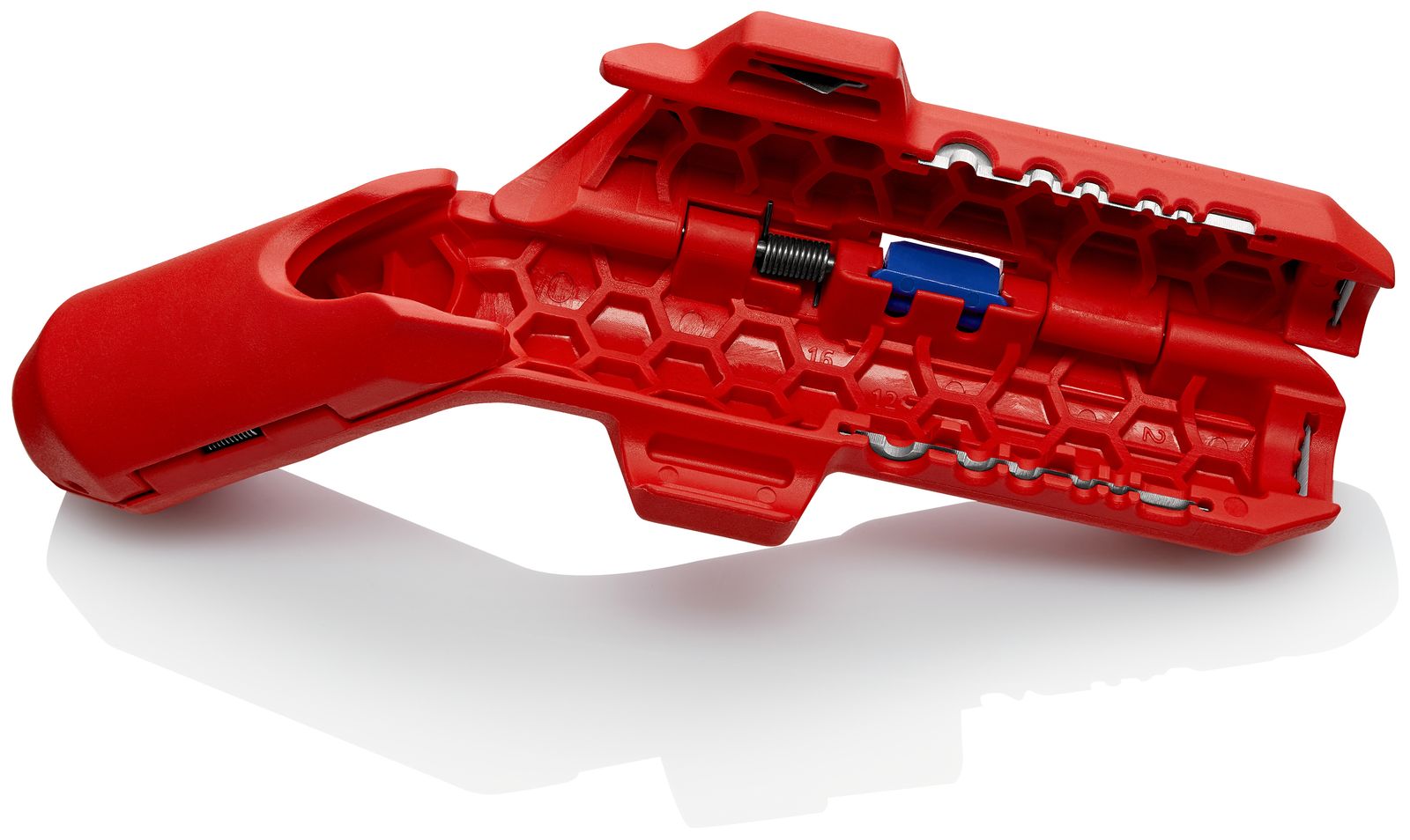 Abisolierwerkzeug Ø8-13mm 0,2-4qmm längs Rundschn Spiralschnitt