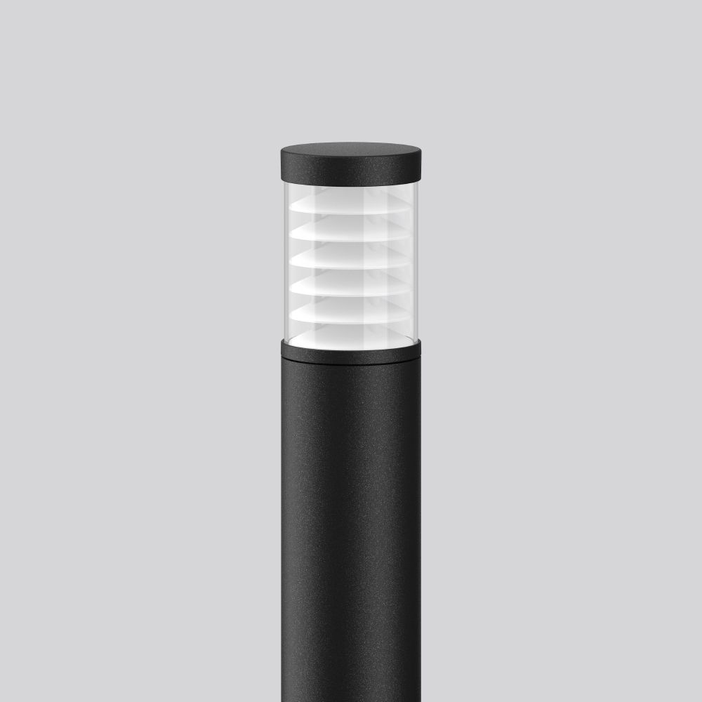 LED-Podestleuchte 10W MegaTower IP65 Alu 3000K 1LED 600lm anth Gl_tr