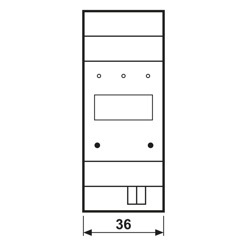 Datenschnittstelle REG 2TE KNX Eth