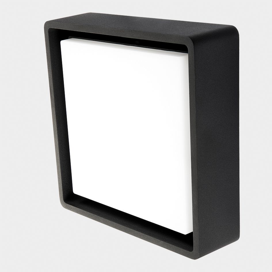 LED-Anbauleuchte FRAME 7W 3000K 630lm graphit Dimmung Phasenabschnitt IP66