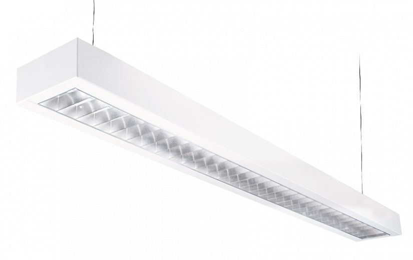 LED-Rasterleuchte EcoLine Office 39W ws 4000K 4650lm Konv IP20 1500x142x63mm