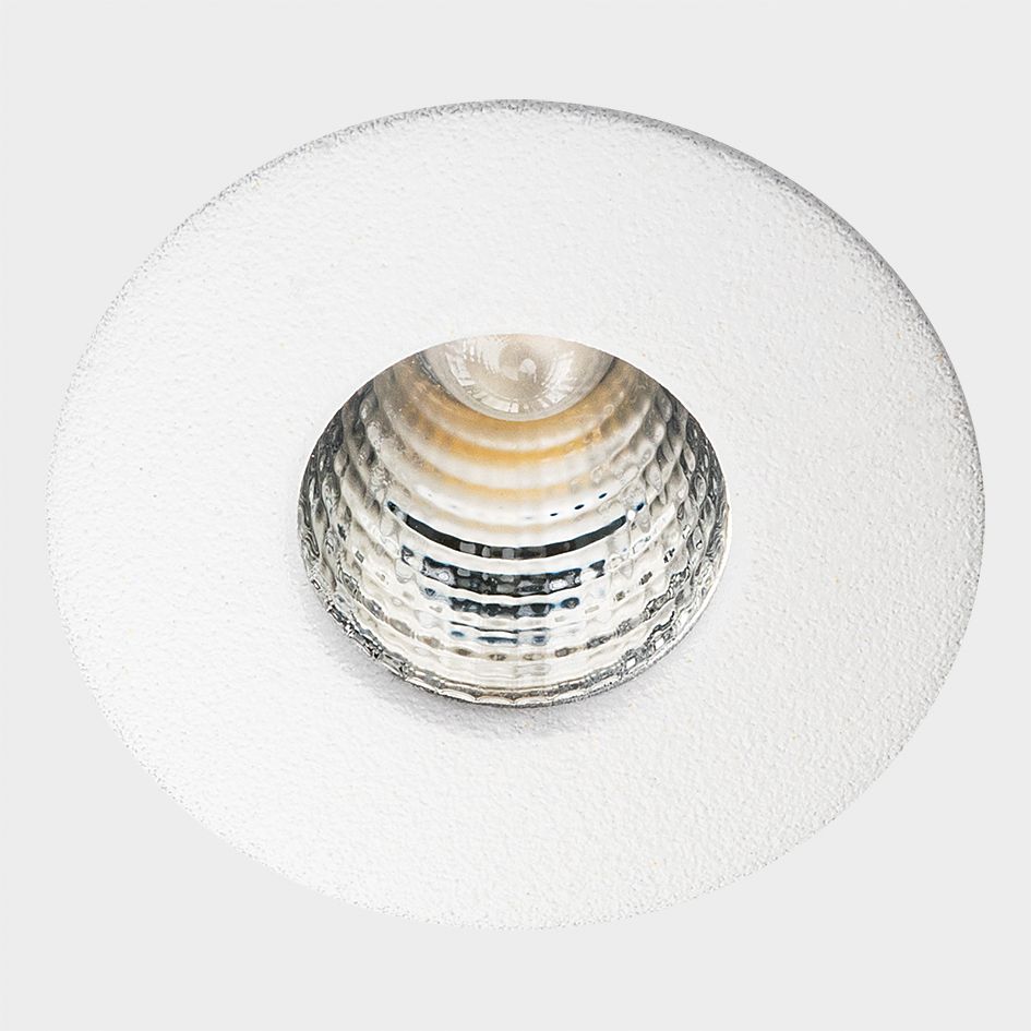 LED-Einbaustrahler 1W NANO 3000K 90lm mt Konv ws 1LED Alu IP44 RF:hochglänzend