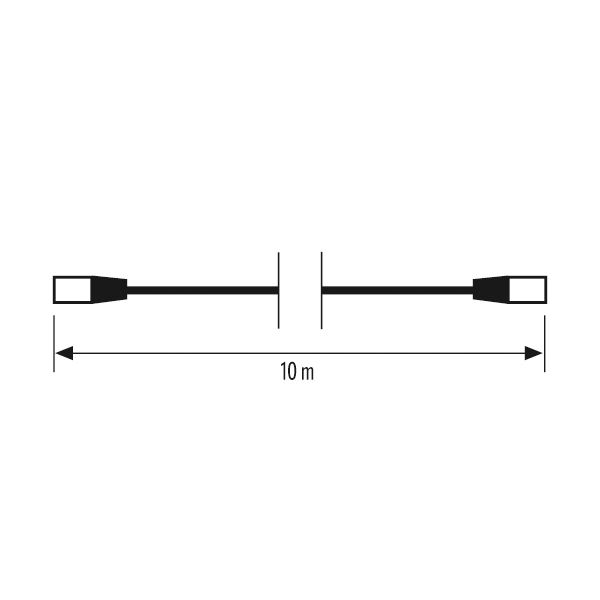 Patchkabel 10m rt Zubehör RJ45