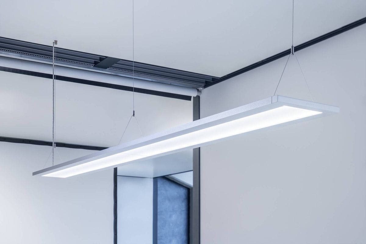 LED-Pendelleuchte 26W LuceoS 3000K 1LED 3300lm ws LED nicht austauschbar sym
