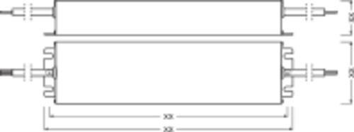 LED-Trafo 130W Optotronic 24V IP66 stat Metallgeh 220x63x37mm