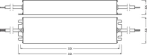 LED-Trafo 250W Optotronic 24V IP66 stat Metallgeh 265x68x40mm