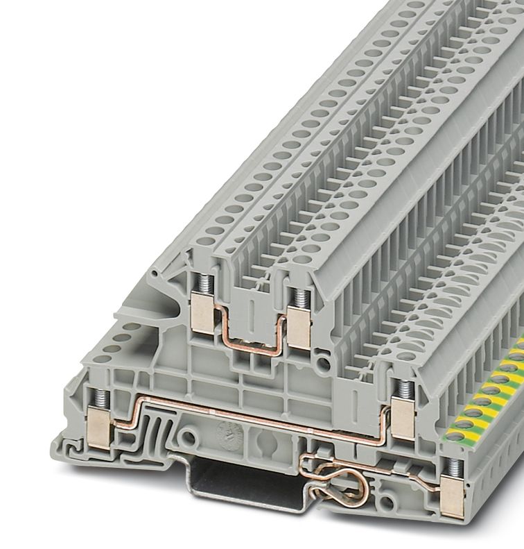 Installationsklemme 47A 0,2-10qmm 3pot gr APL_erf. Schraub