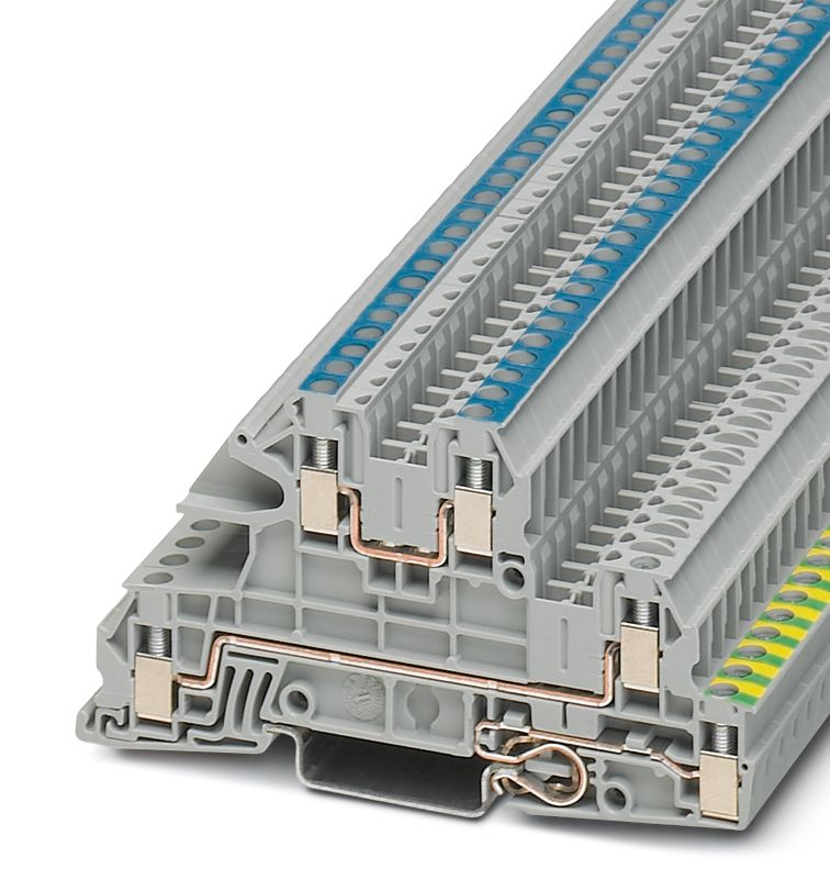 Installationsklemme 47A 0,2-10qmm 3pot gr APL_erf. Schraub