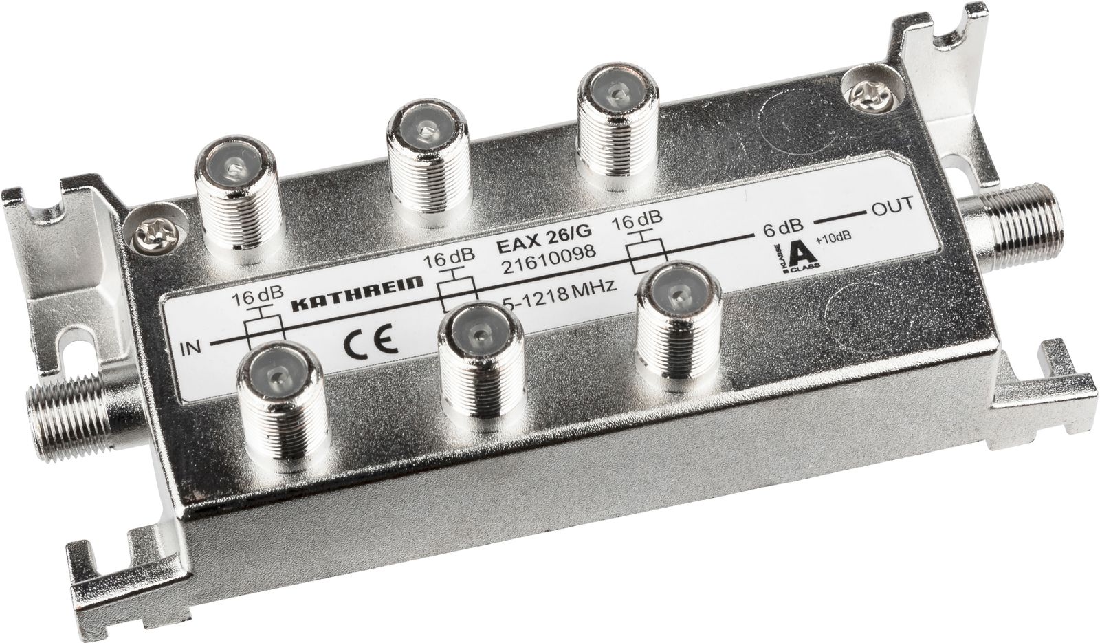 Abzweiger F-Conn 6f 5-1218MHz 12dB 5,7dB/Dg