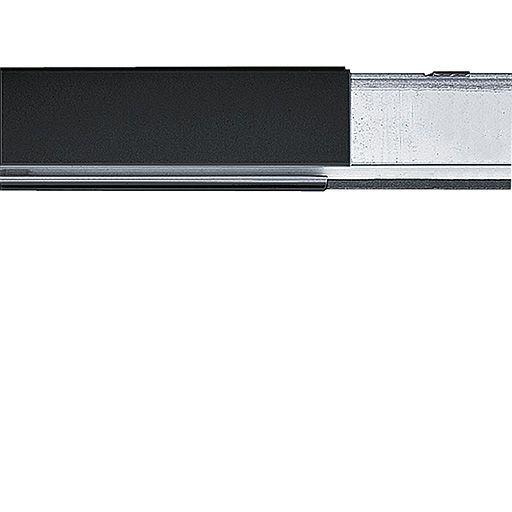 Tragschiene Lichtband 2-l 11pol IP20 sw 2-längig L=3001mm