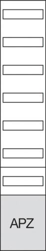 Verteilerfeld 5x12TE APZ 1xRfZ m.Ausschn Abschlusspunkt Zählerplatz (APZ)