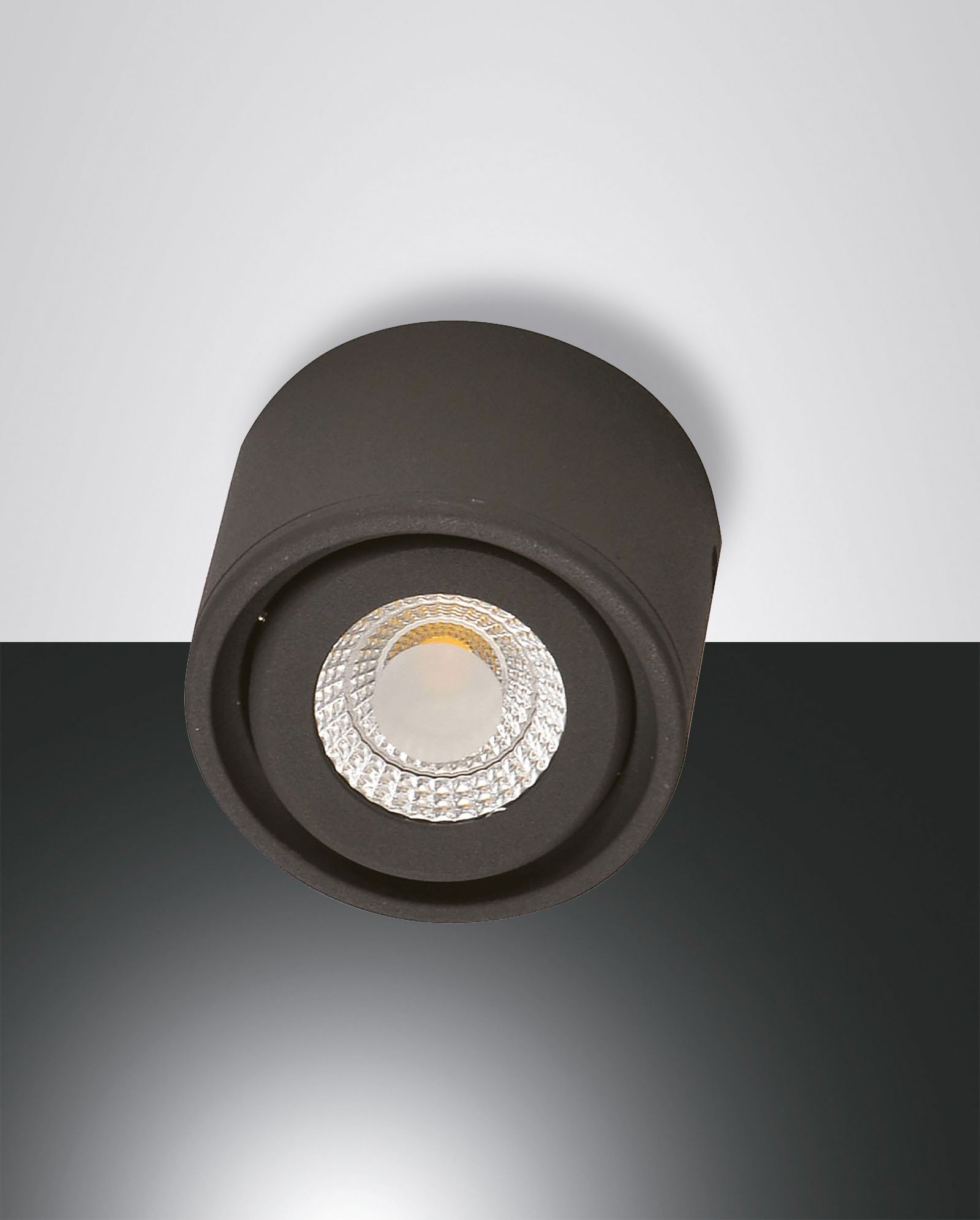 LED-Lichtpunkt Anzio 6W 3000K 540lm anth Konv IP20 Ø80x50mm