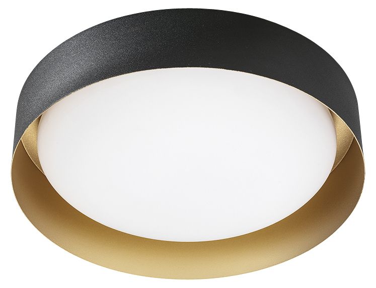 LED-Deckenanbauleuchte Crew_2 22W 3000K 1647lm sw Konv IP40 Ø402x99mm