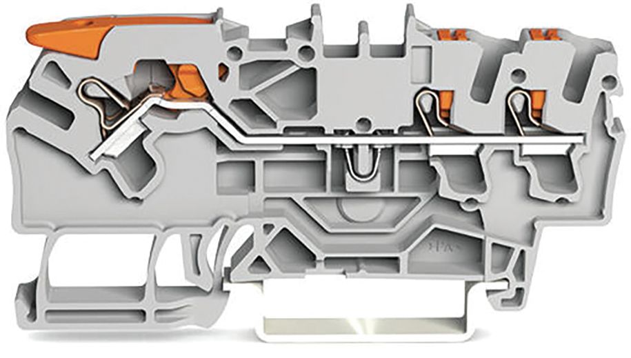 Reihenklemme 0,25-4qmm 1Etage 3kl gr 24A TS35 Hutschiene TH35