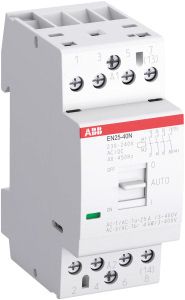 Installationsschütz 25A 230V/UC 2TE 220-400V/UC 4S