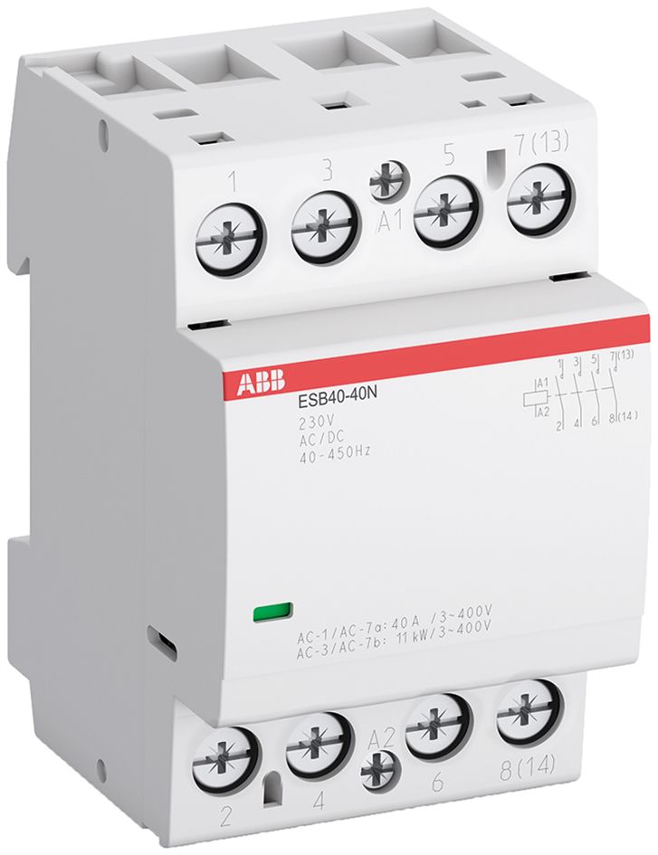 Installationsschütz 40A 230V/UC 1Ö 3TE 220-400V/UC 3S