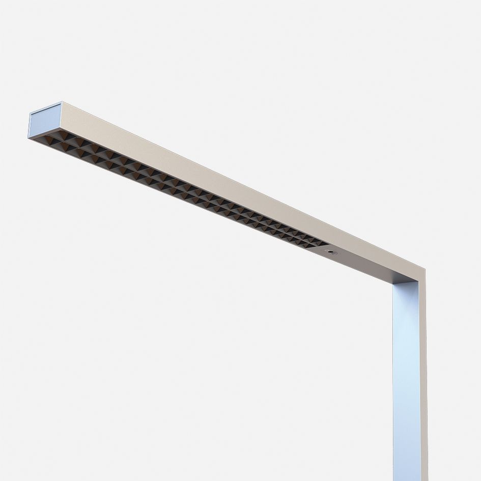 LED-Stehleuchte 55W 6000K 10400lm Konv 1LED elektr.Trafo dir/indir si