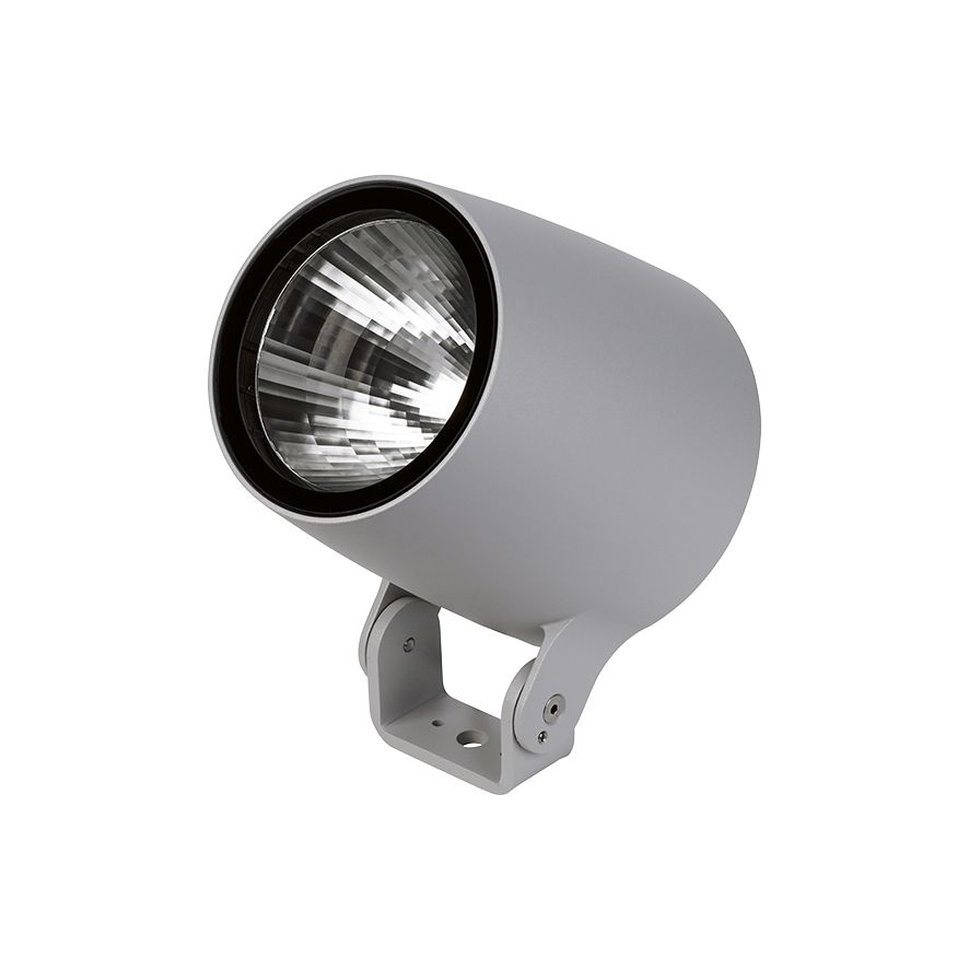 LED-Wandstrahler 70W Monospot4 4000K Alu 5746lm Konv 1LED IP65 sw mt RF:matt