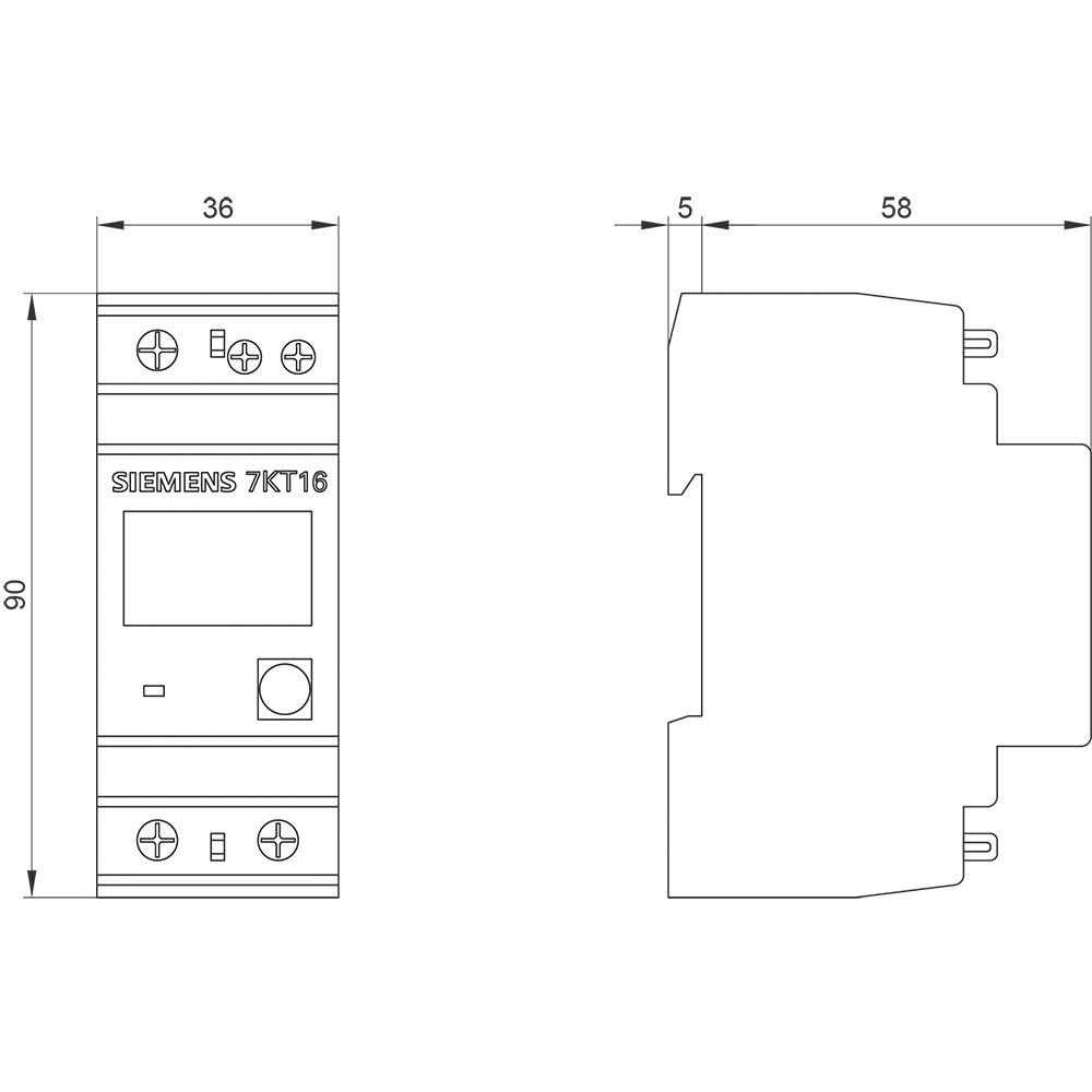 Kombimessgerät Strommessgerät/Q/Hz/V/P Blindleistungsmesser Frequenzmesser