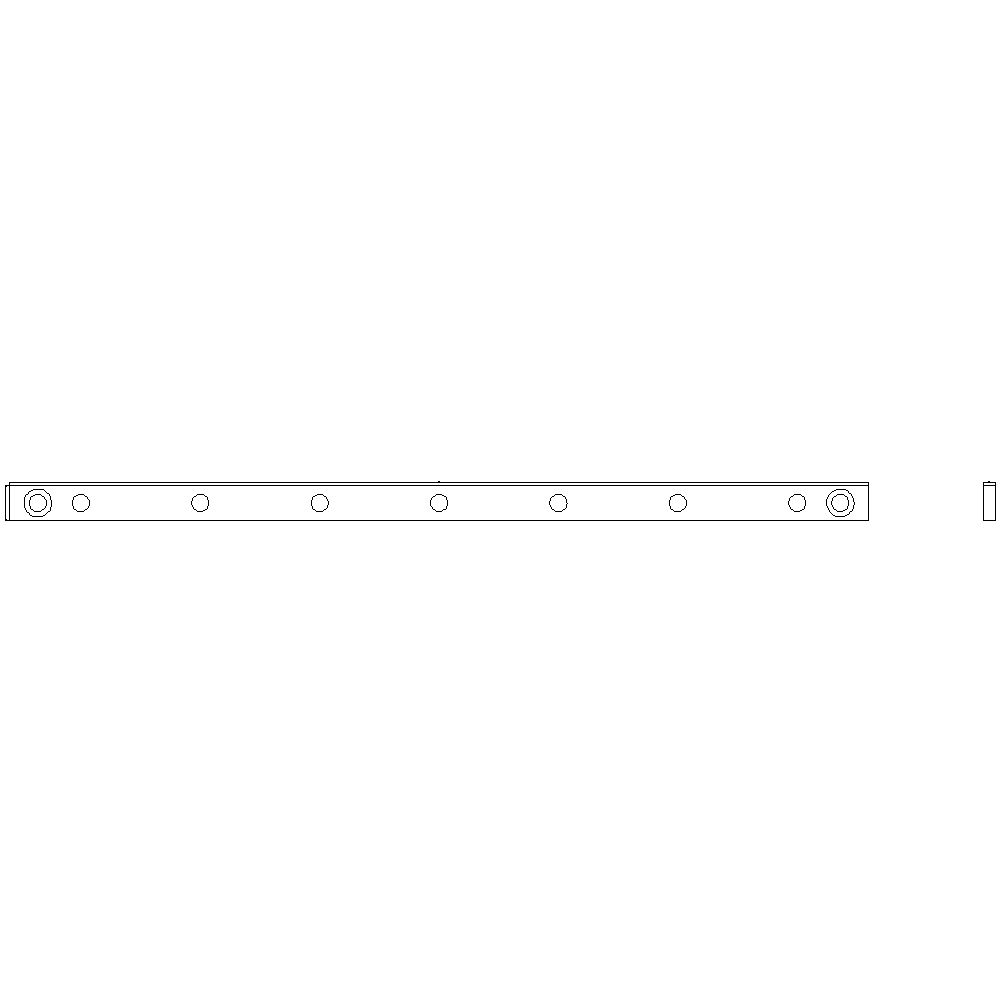 Sammelschiene 630A fl 710x30x10mm