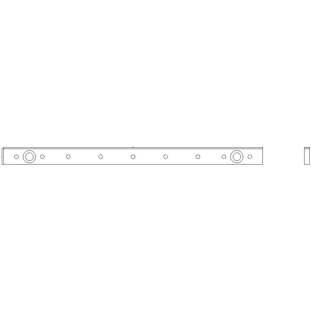 Sammelschiene 630A fl 460x30x10mm