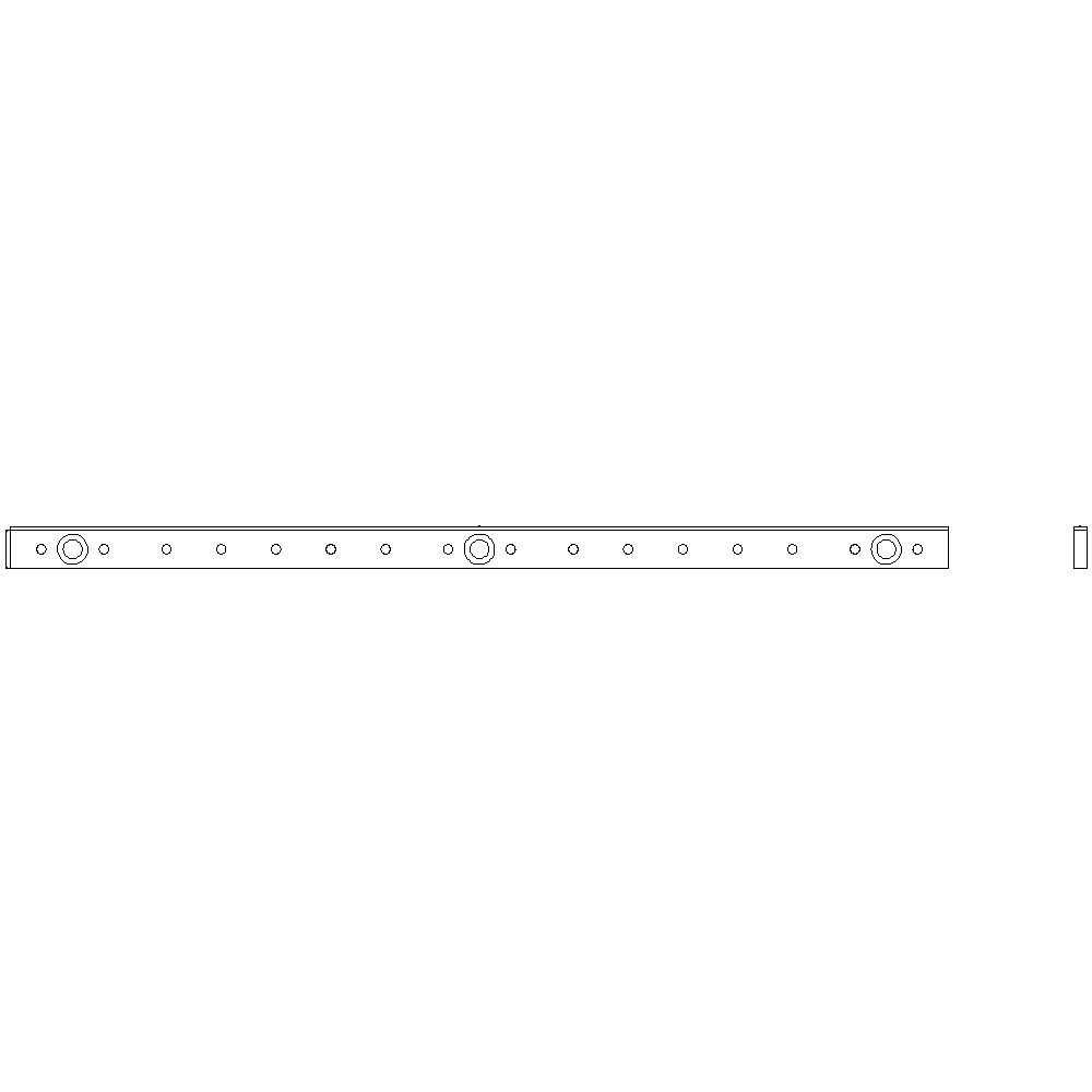 Sammelschiene 630A fl 710x30x10mm