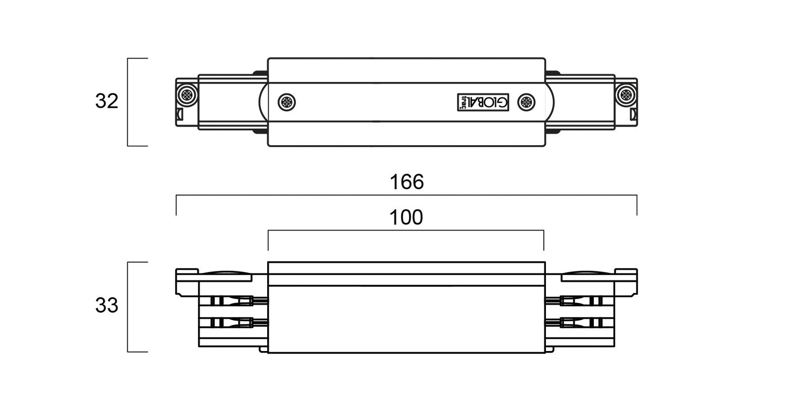 Mitteleinspeisung sw 170mm