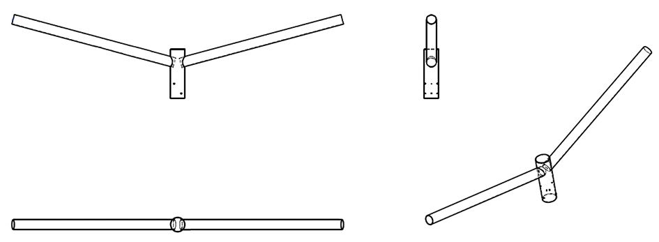 Ausleger 76mm 60mm 2f ST Zubehör