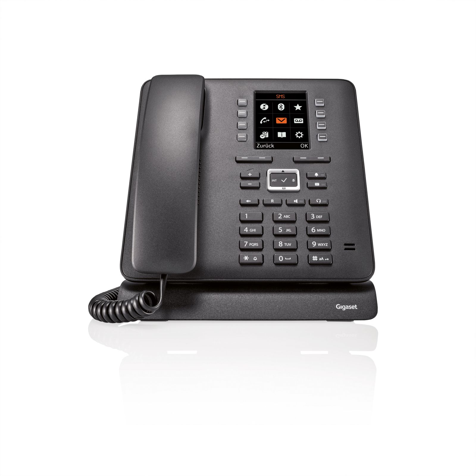 Funktelefon sw mehrzeil Head-Set-Anschl CLIP SMS