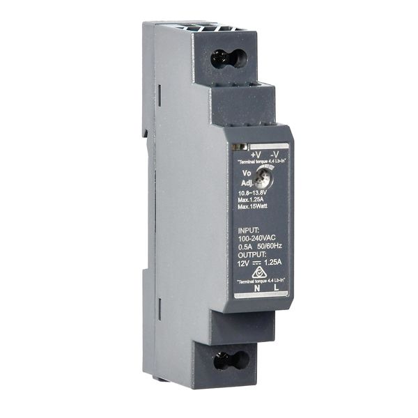 Gleichstromversorgung REG 12V 15W 1,5TE 100-240VAC 1,25A f.Reiheneinb