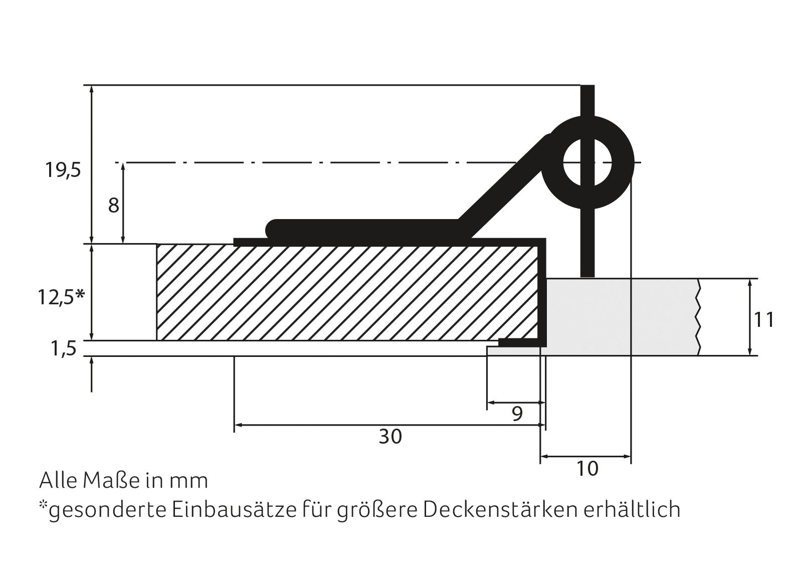 LED-Panel 618x618mm 49W 4000K 6700lm ws Konv Dimmung Phasenabschnitt IP30
