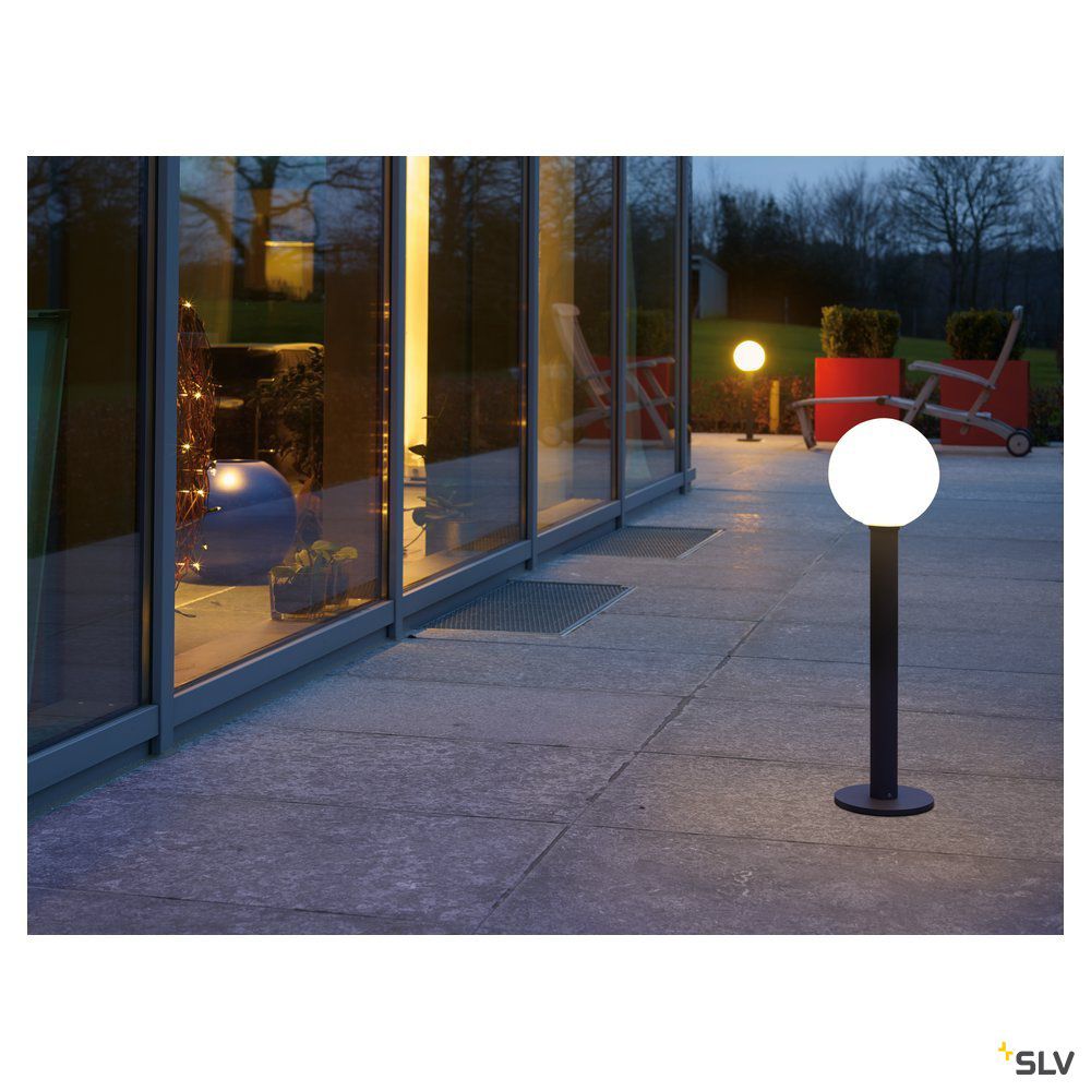 Pollerleuchte 23W E27 anth Alu Glas IP44 HV