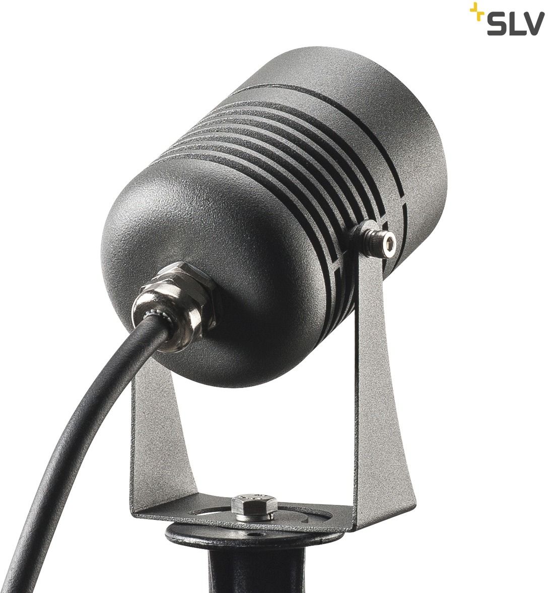 LED-Wegeleuchte 6W IP55 3000K 400lm anth 1LED Alu Gl_tr