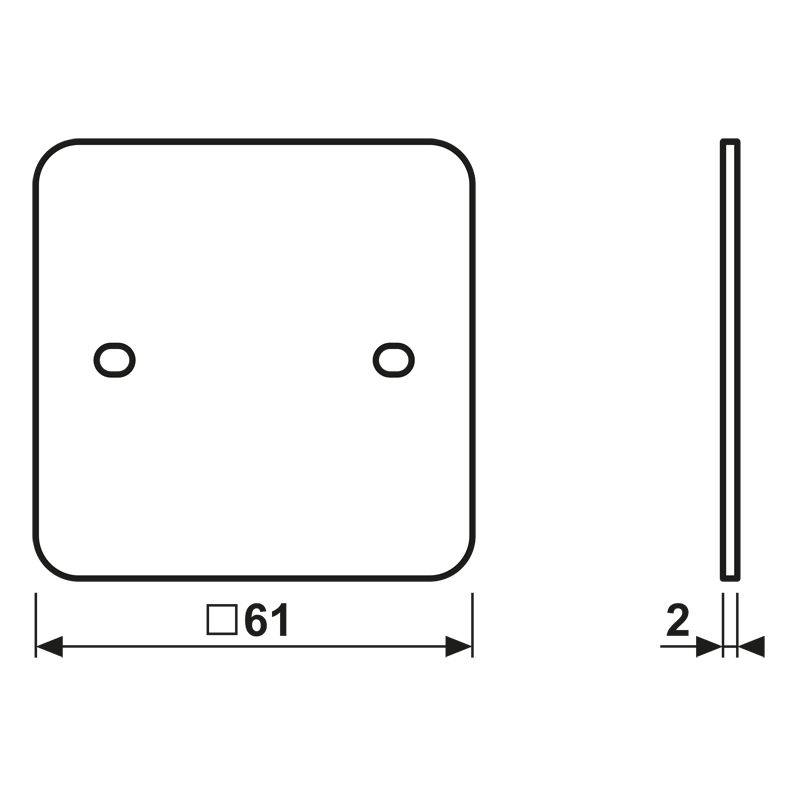 Bodenplatte Kst ws AP 600 1-fach vert 1f