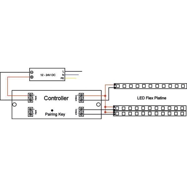LED-Steuerung 120-240W 5000mA 12-24V dyn IP20 Dimmung Touch and Dim Kstgeh