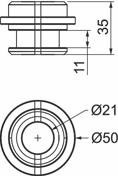 Anschlusssystem V2A unbeh Edelstahl (V2A)