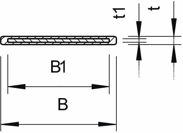 Montageband 17mm ST f/vz