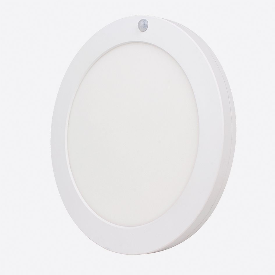 LED-Sensorleuchte 18W 3000-5000K 1620lm ws Konv IP30 BWM Ø220x18,8mm