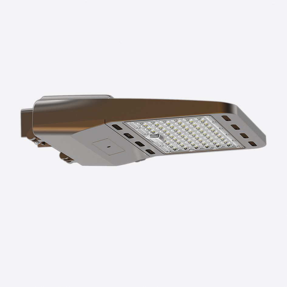 LED-Straßenleuchte 100W LENON Aufs/Ans I 60mm 6000K 16000lm bronze EVG Alu Kst_tr