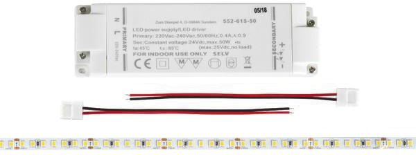 LED-Lichtband 9,6W/m ws 3100K 140Stk/m IP20 LED nicht austauschbar 5000mm DC