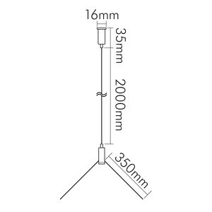 Seilabhängung gr ST L2000mm